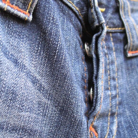 True Religion Blue Women's Cameron  Flap Boyfriend Jeans - Picture 6 of 13